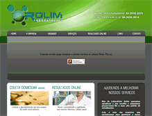 Tablet Screenshot of laboratoriorolim.com.br